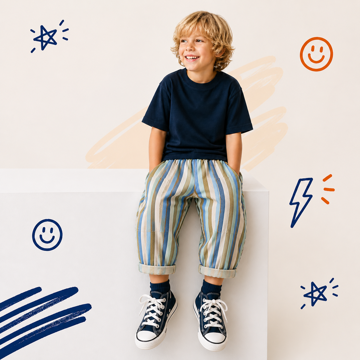 Calça Blue Stripe