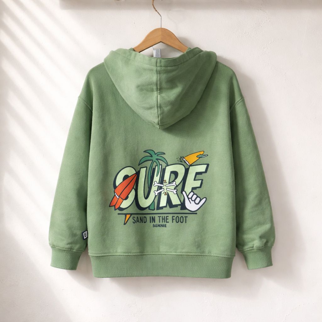 Sweat Capuz Verde Surf