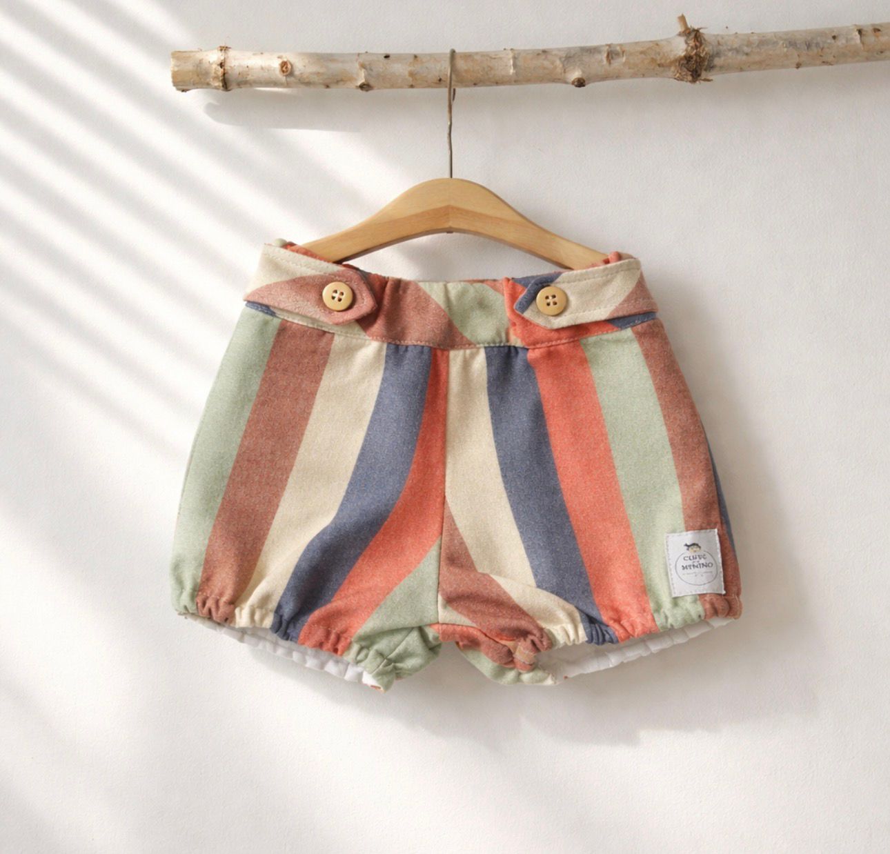 Tapa Fraldas Bloom Stripe