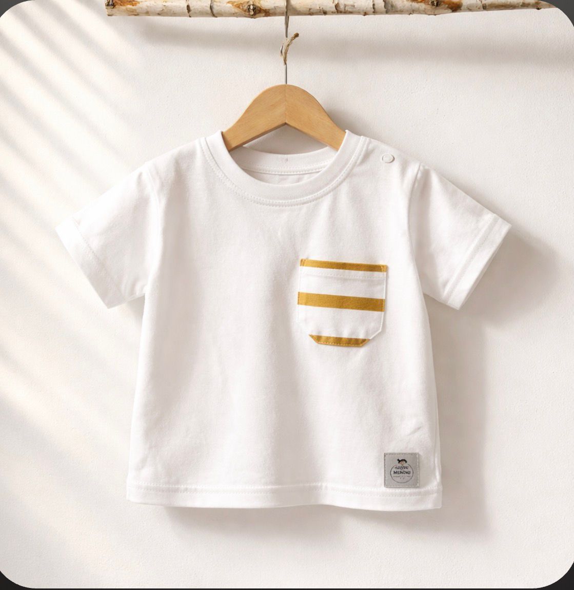 T Shirt Lista Amarela