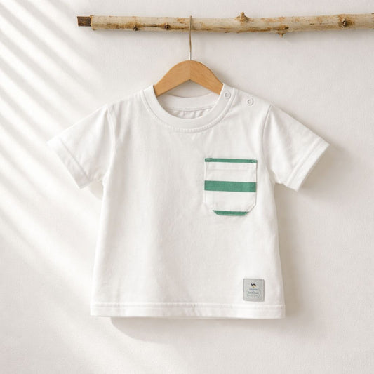 T Shirt Lista Verde
